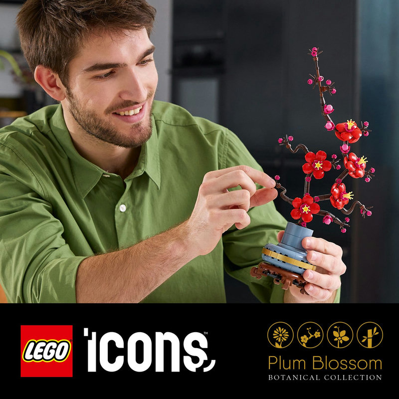 Flower decor building set