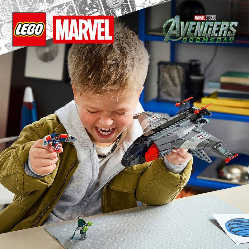Připomeňte si akční scény se stíhačkou Avengers Quinjet