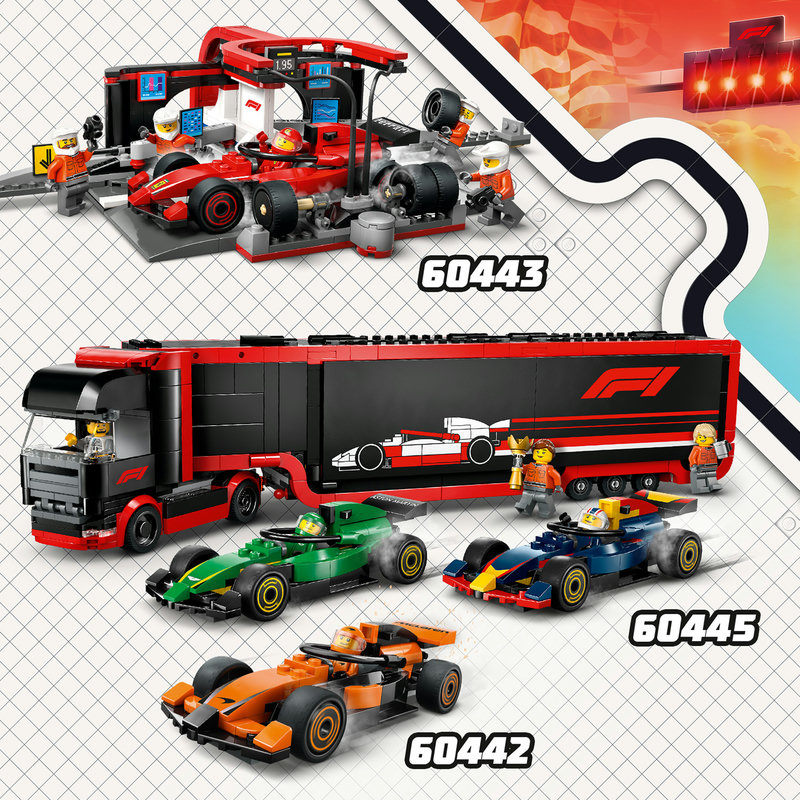 Více akce Formule 1 ve vysoké místnosti