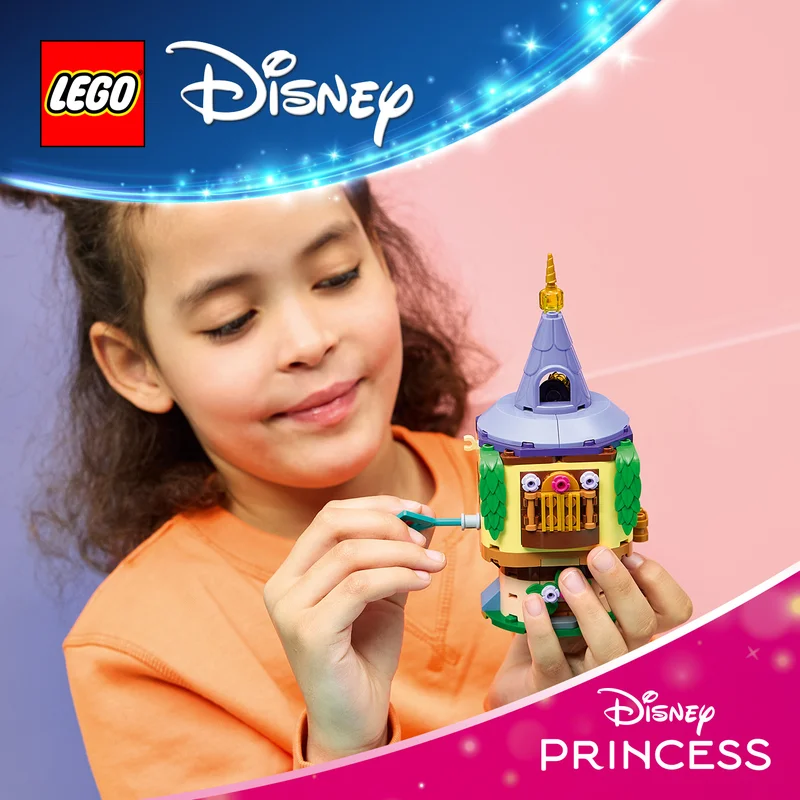 Mini torony építőkészlet Disney Aranyhajjal