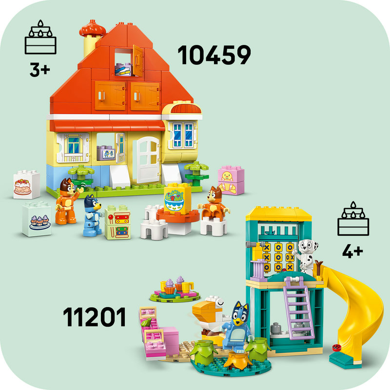 A world of Bluey building fun