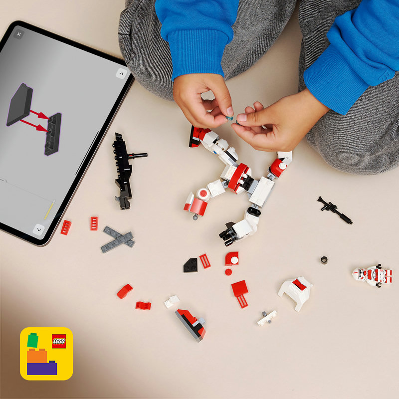 Includes interactive 3D building instructions