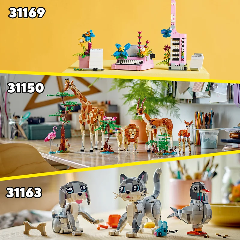 Objevte další stavebnice LEGO® Creator 3 v 1