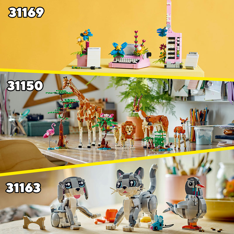 Objevte další stavebnice LEGO® Creator 3 v 1