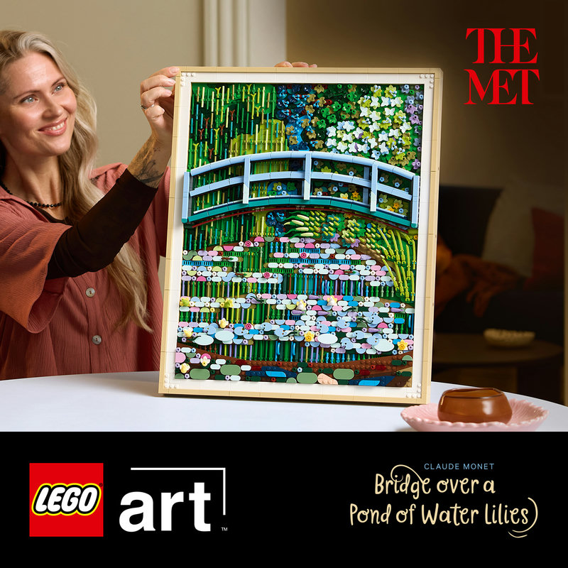 Картина за стена LEGO® от Клод Моне