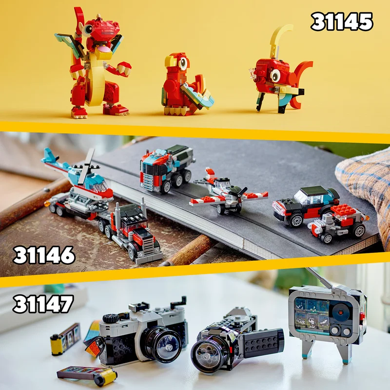 Fedezz fel más 3 az 1-ben LEGO® Creator készleteket is!