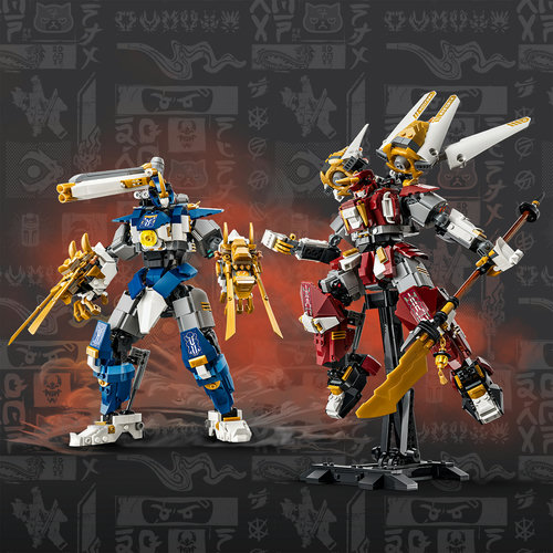 2 highly posable models