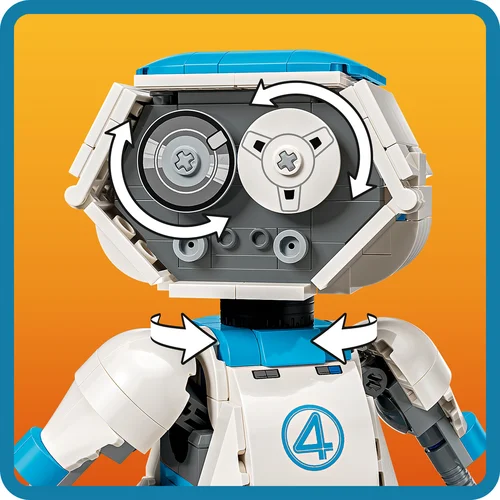 Robotikus, mozgó szemek