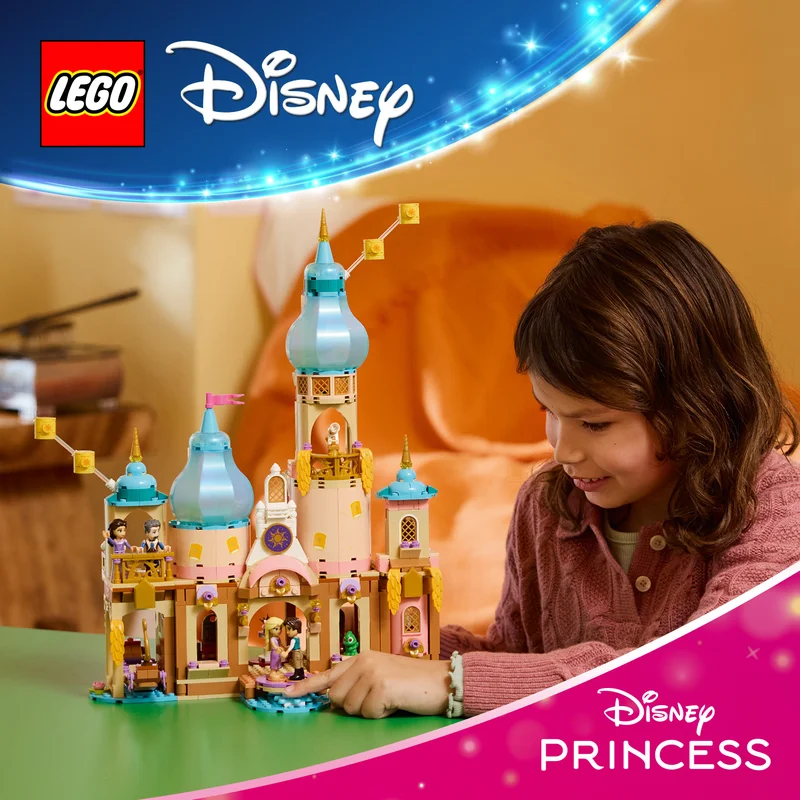 Disney Princess hercegnős kastélyépítő játék Aranyhajjal