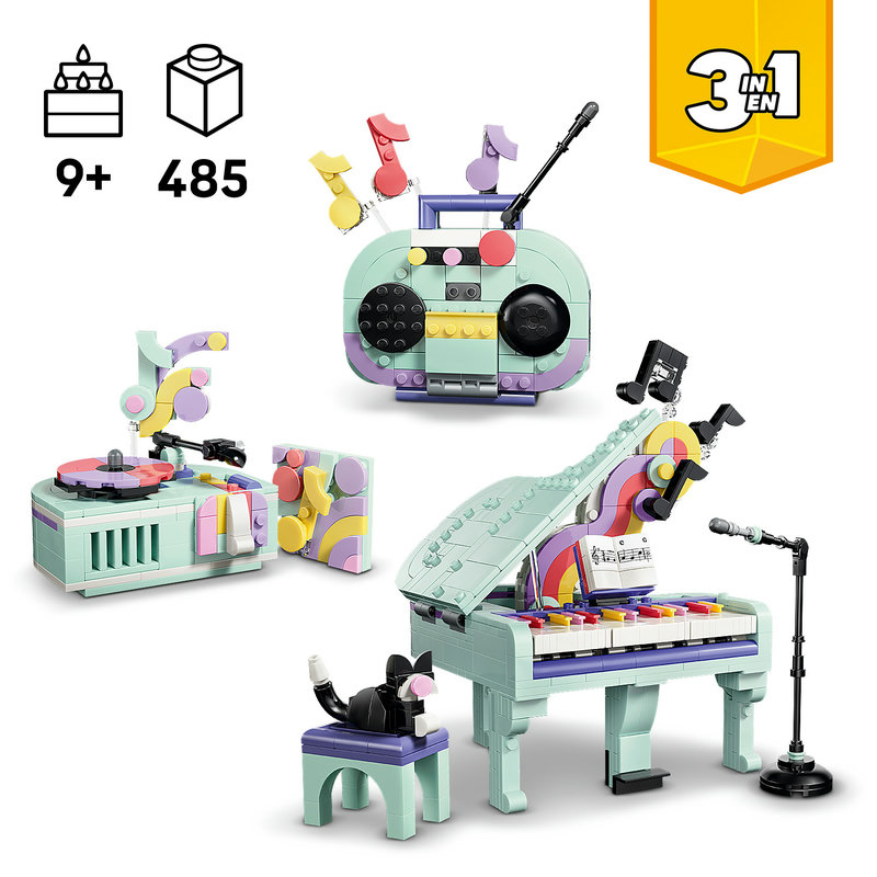 Retro style decor set