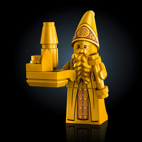 Obsahuje minifigurku sochy