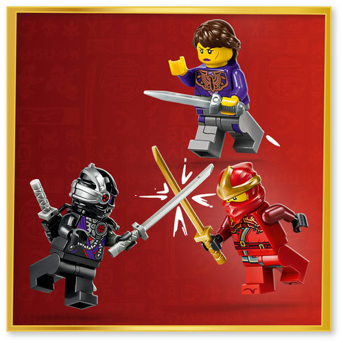 3 NINJAGO® minifigures
