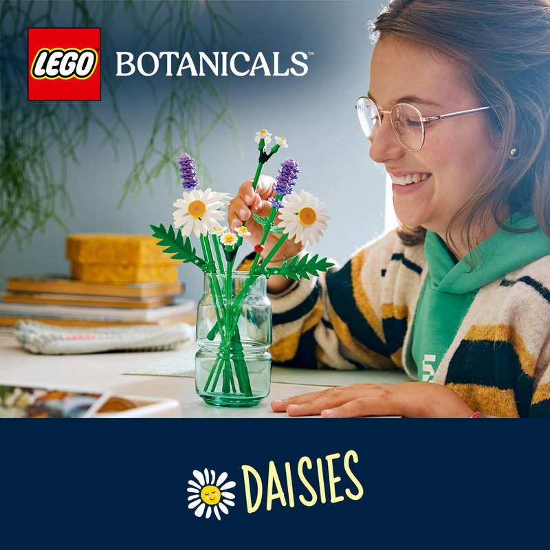 Vytvořte roztomilé LEGO® kopretiny