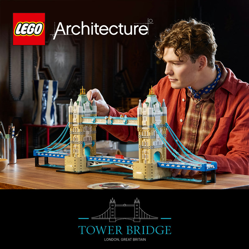 Collectible architectural model kit for adults