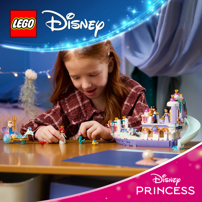 Disney’s The Little Mermaid kids’ building toy