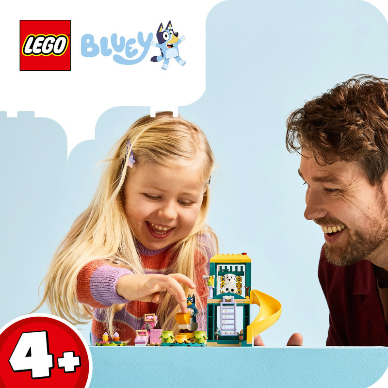 Bluey build-and-play set for preschoolers
