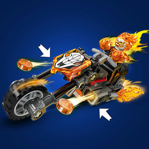 Blazing motorcycle action