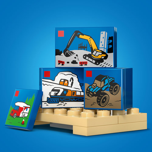 Miniature LEGO® boxes