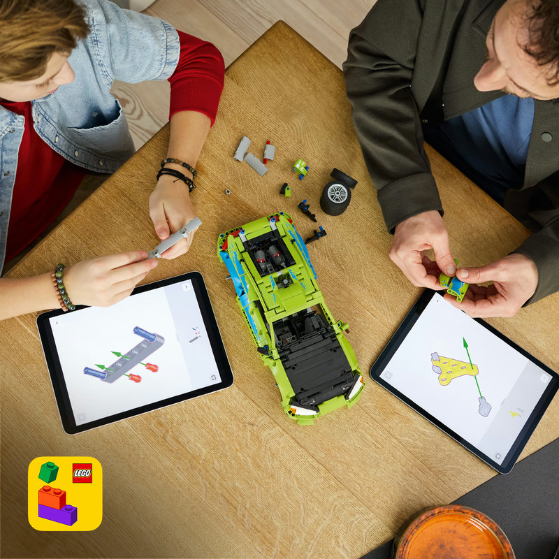 Includes interactive 3D building instructions