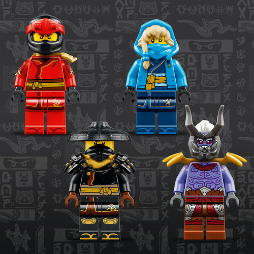 4 NINJAGO® minifigures