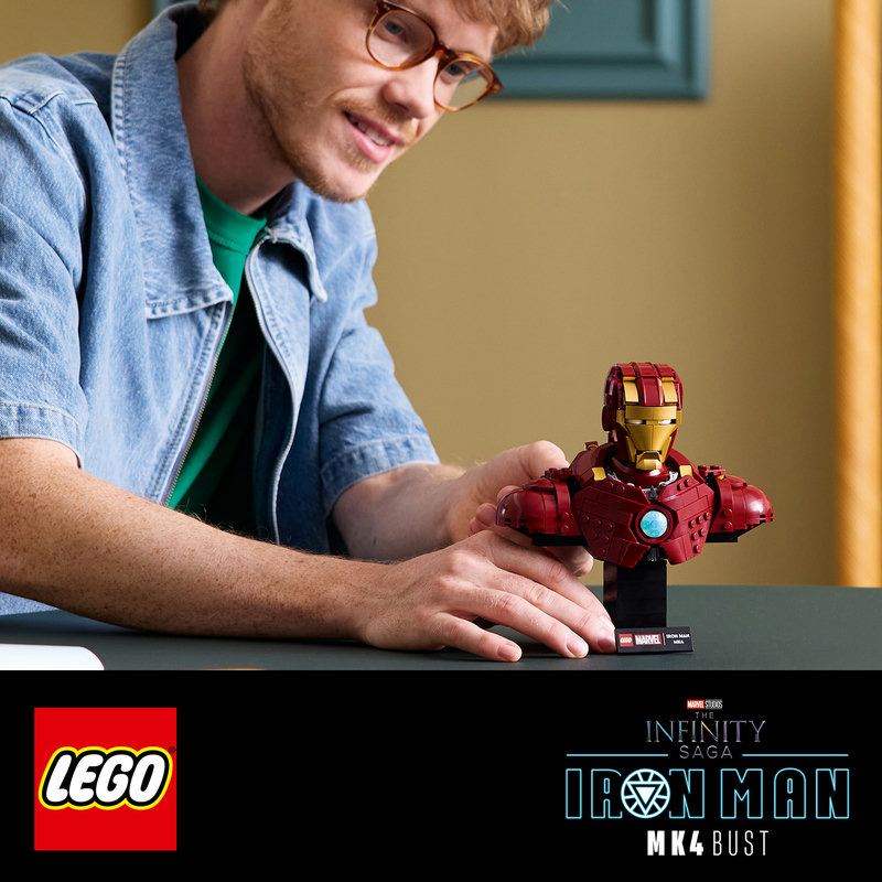 Buildable Iron Man model for adult enthusiasts