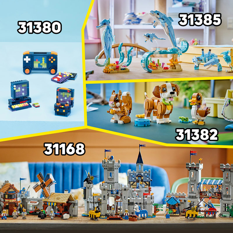 Objevte další stavebnice LEGO® Creator 3 v 1