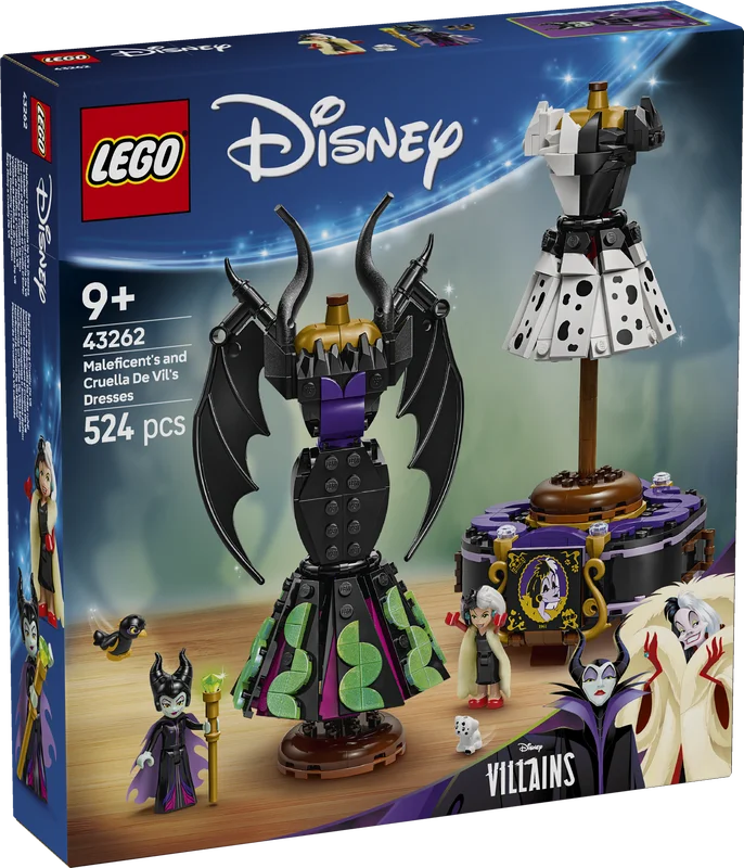 Maleficent's and Cruella De Vil's Dresses