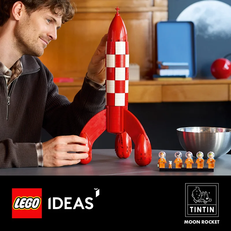 Elbűvölő Tintin® építőkészlet felnőtteknek