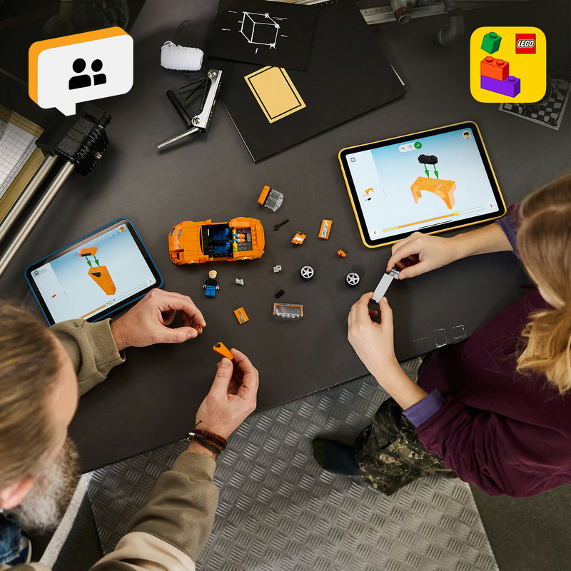 Includes interactive 3D building instructions