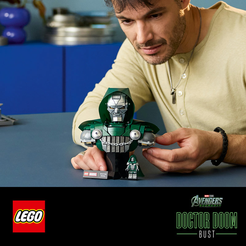 Collectible Doctor Doom building set for adults