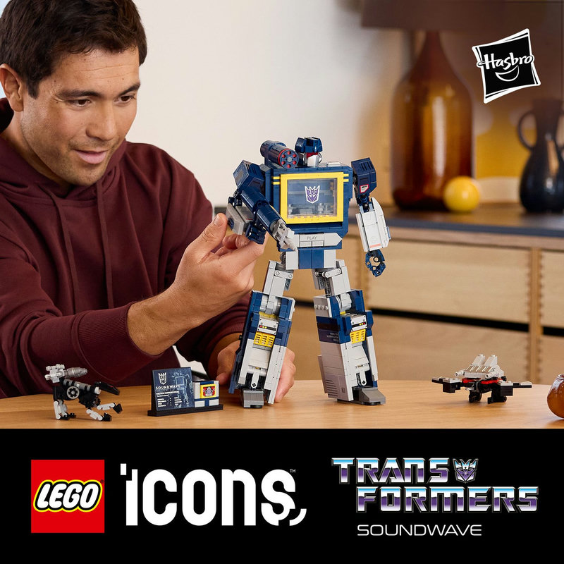 Fantastická dekorace LEGO® Icons Transformers