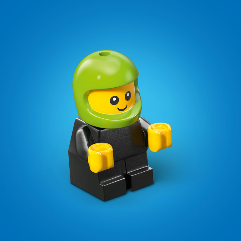 LEGO 60484 Gaming-Rennauto Gesamtübersicht