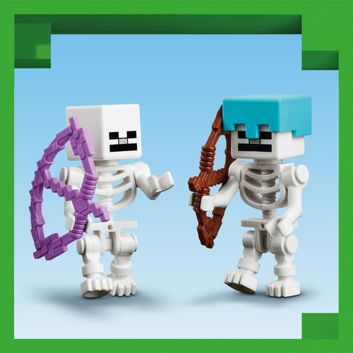 Twee Minecraft® skeletten