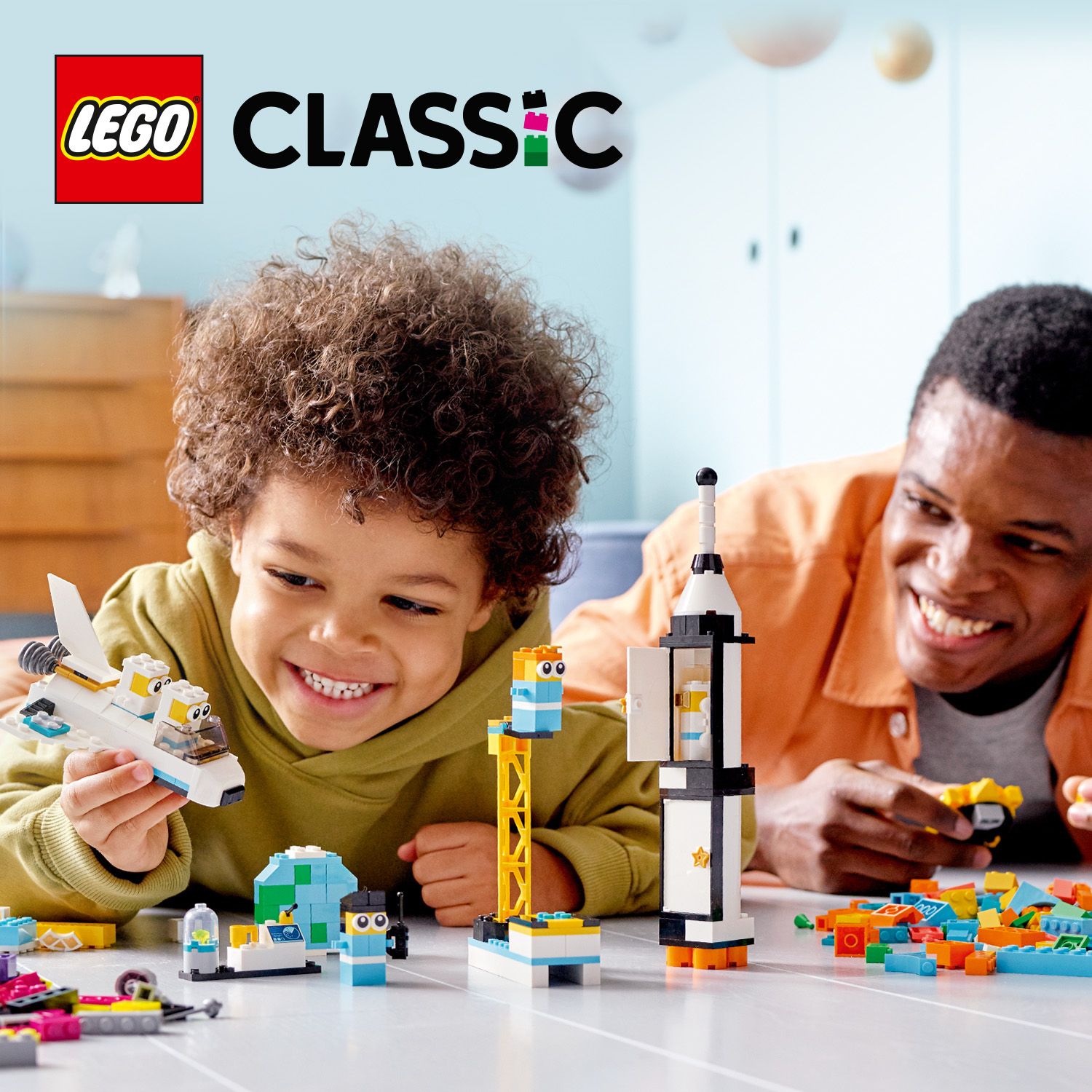 Kosmoseteemaline LEGO® Classicu mängukomplekt