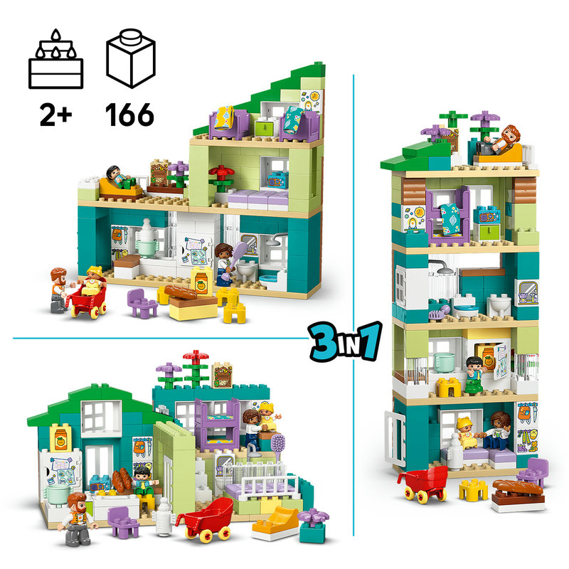 3 начина за сглобяване в 1 забавен комплект