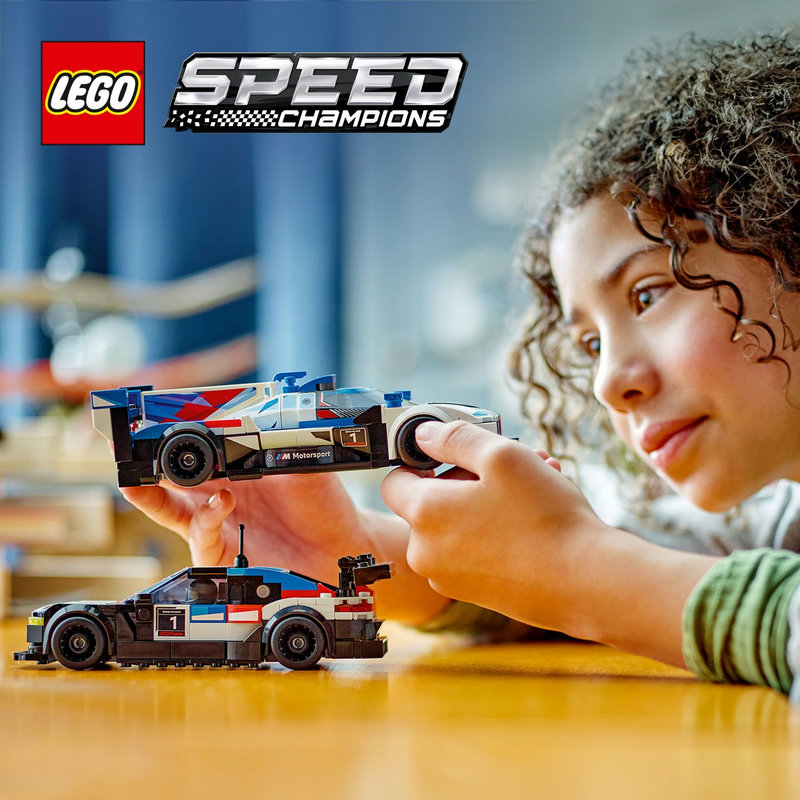 LEGO® bouwset met 2 BMW racewagens