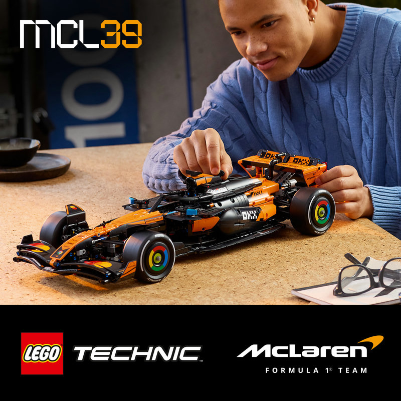 LEGO 42228 McLaren MCL39 Detailansicht mit authentischen Features