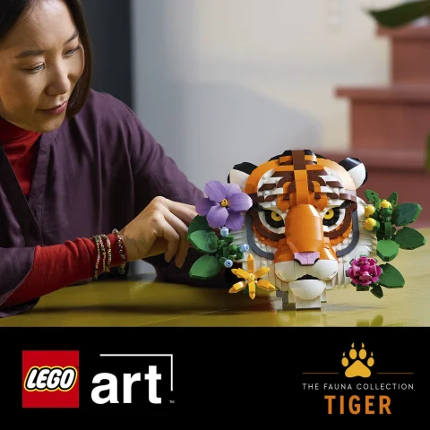 Építsd meg saját LEGO® Art tigrised!