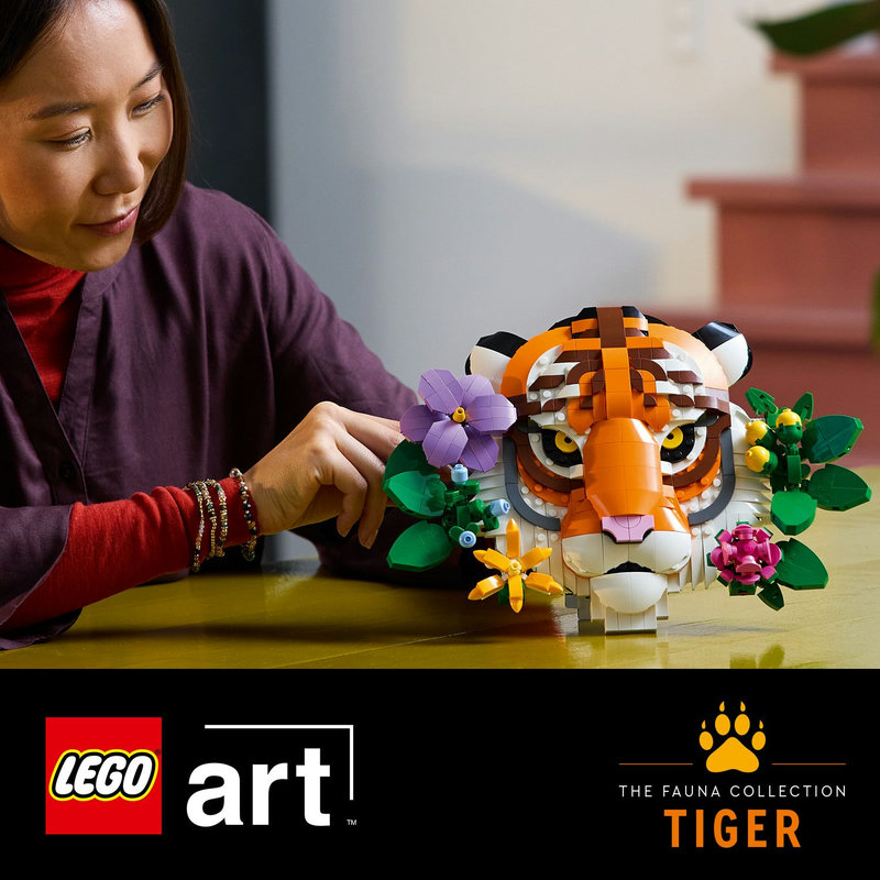 Építsd meg saját LEGO® Art tigrised!
