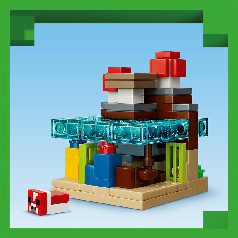 LEGO 21589 Minecraft Mini-Biome Gesamtansicht