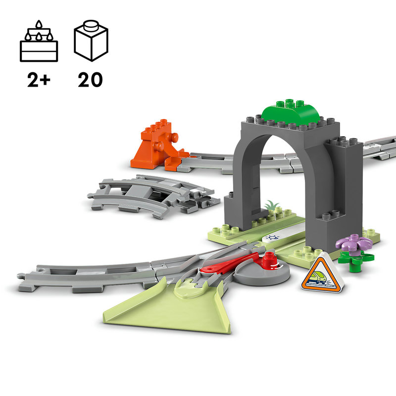 LEGO 10425 Detailansicht der Zwei-Wege-Weiche