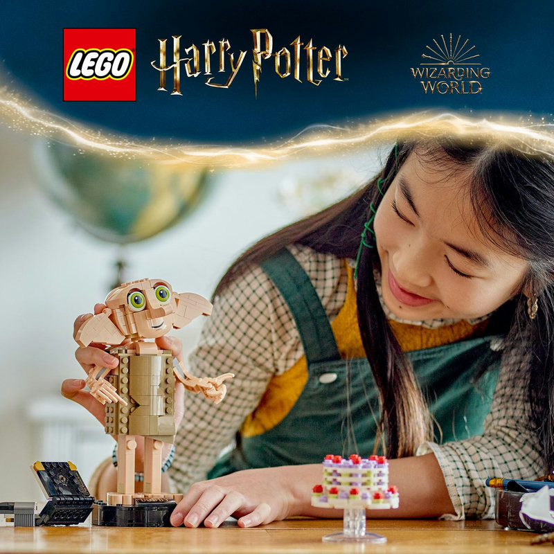 LEGO® parçalarıyla inşa edilen ilk Dobby™ modeli!