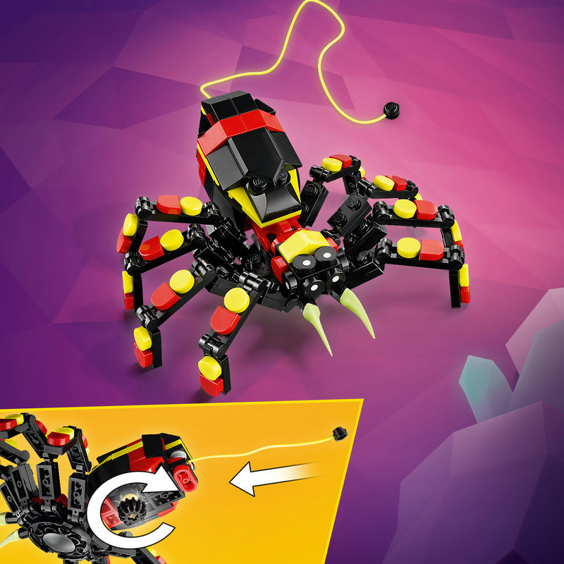 LEGO 31159 Spielszene mit Spinne