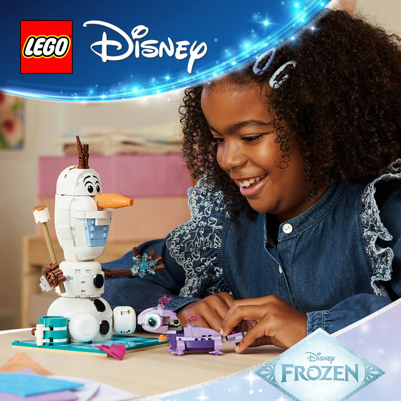 LEGO 43287 Olaf und Bruni beim Picknick Detailaufnahme