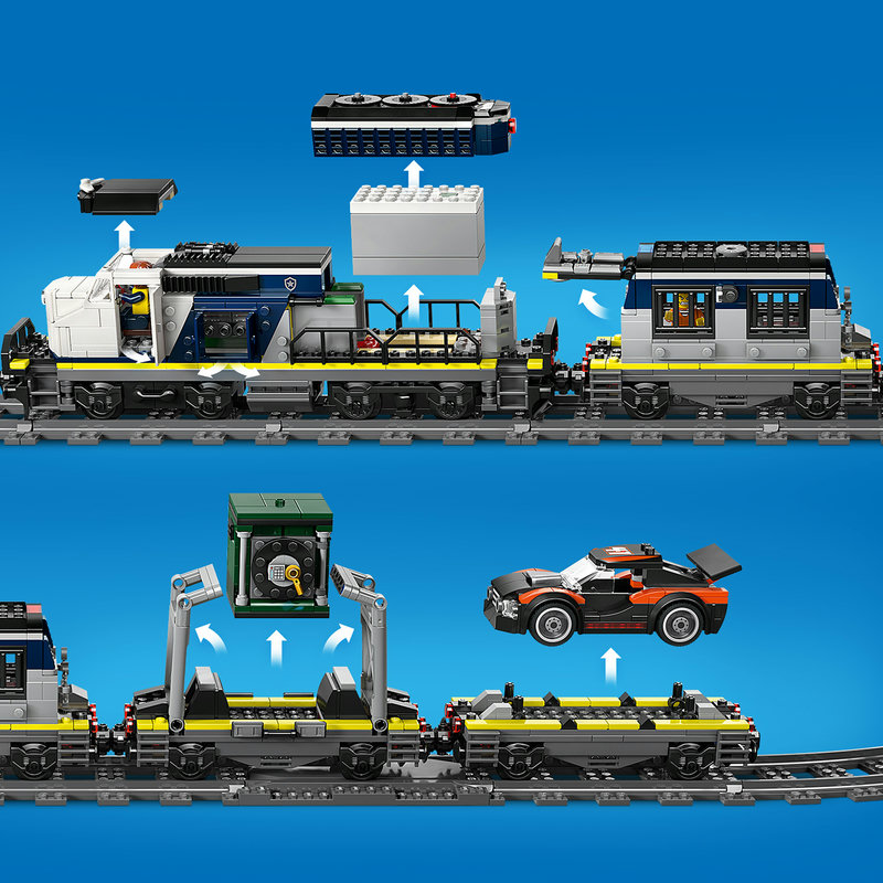 LEGO 60508 Polizeizug Gesamtübersicht