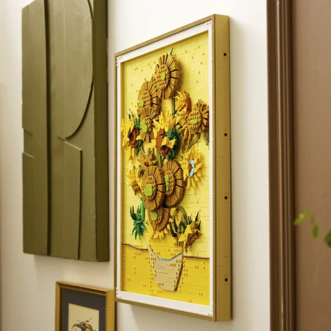 3D brick-built painting