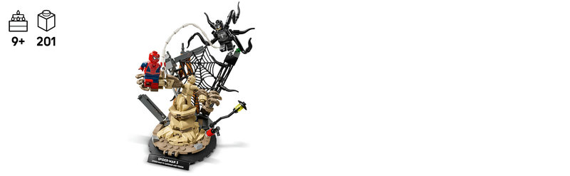 LEGO 76334 Actionszene Spider-Man gegen Sandman