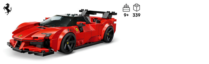 LEGO 77254 Ferrari SF90 XX Stradale seitliche Ansicht