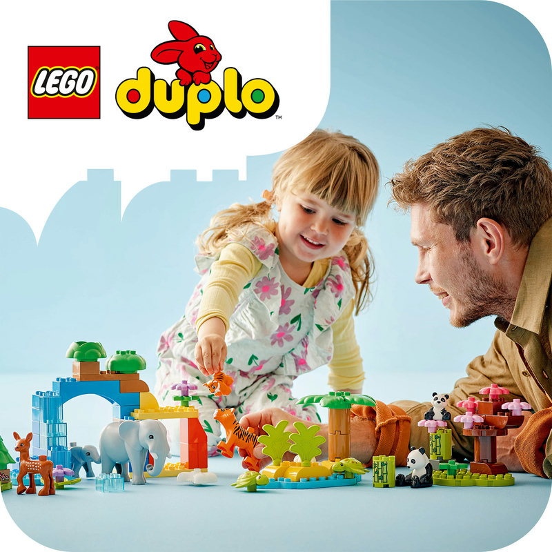LEGO 10460 DUPLO Feuerwehrauto Spielszene