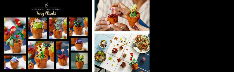 LEGO 10329 Mini-Pflanzen verschiedene Modelle